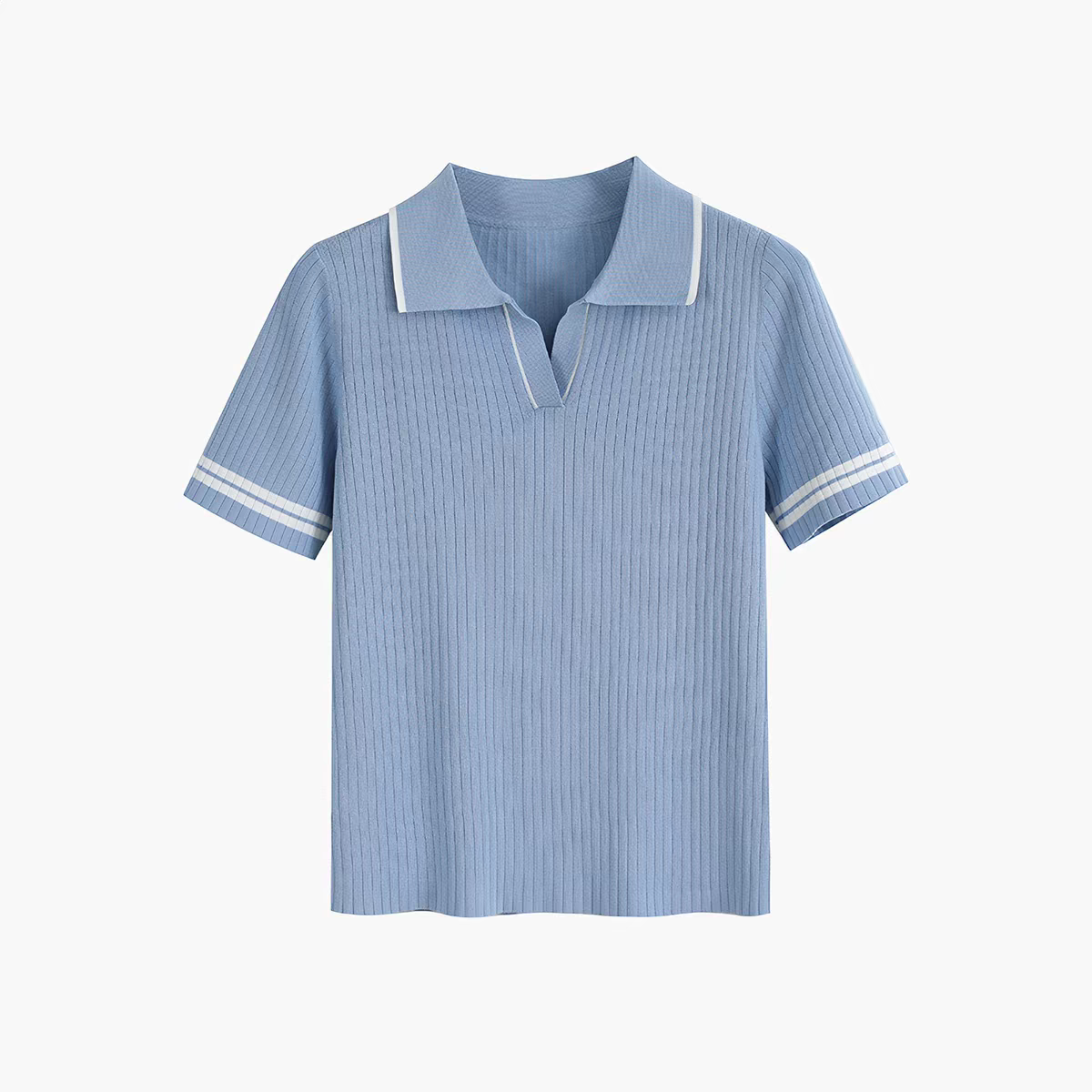 Basic Round Neck Sweater - 图片 2
