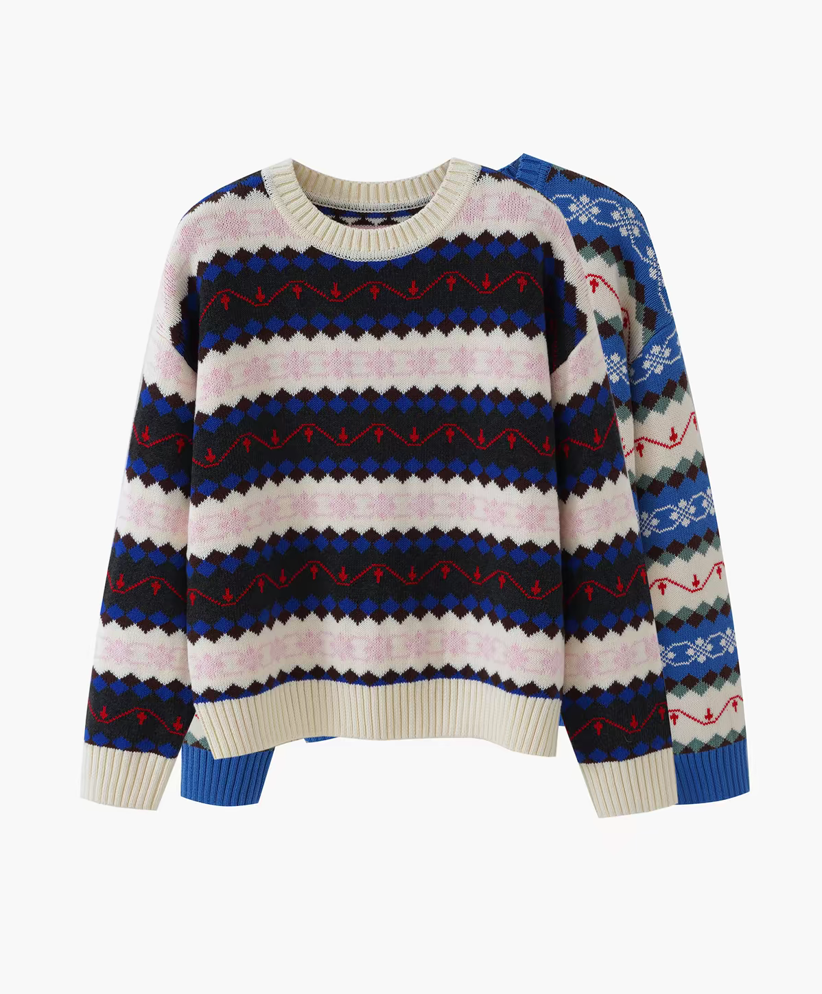 Jacquard Women’s Pullover Sweater